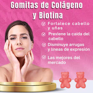 💖¡Gomitas de colágeno con biotina!💖